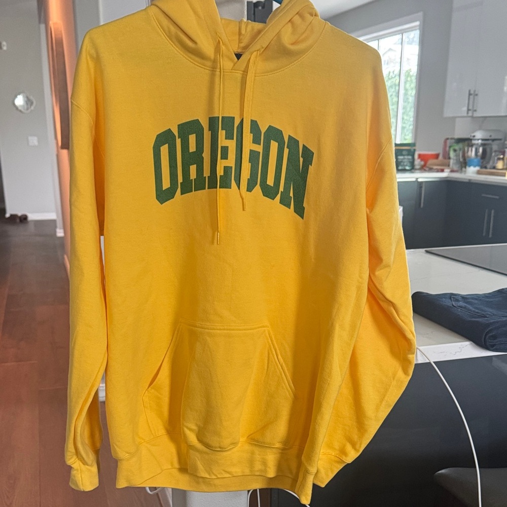 Yellow Oregon Hoodie